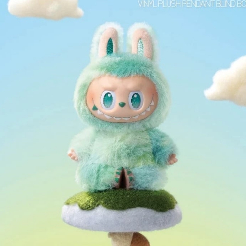 Pop Mart Big Into Energy Labubu SERENITY Vinyl Plush Pendant